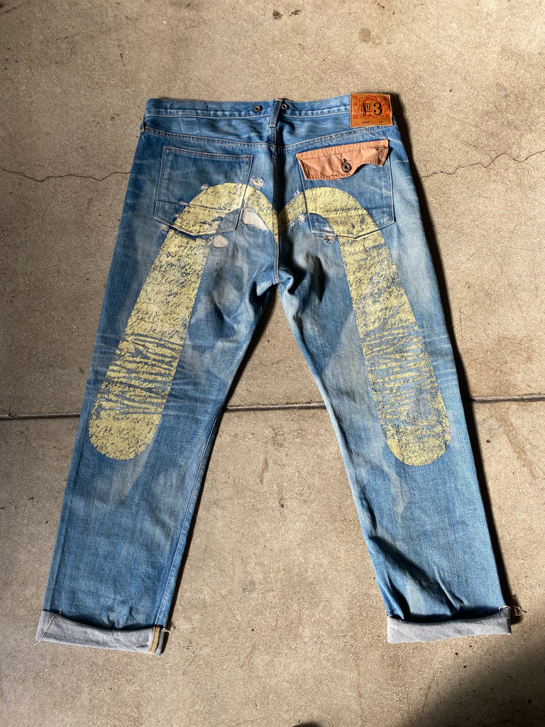 Evisu Lot 2000 No.3 Blue Jeans