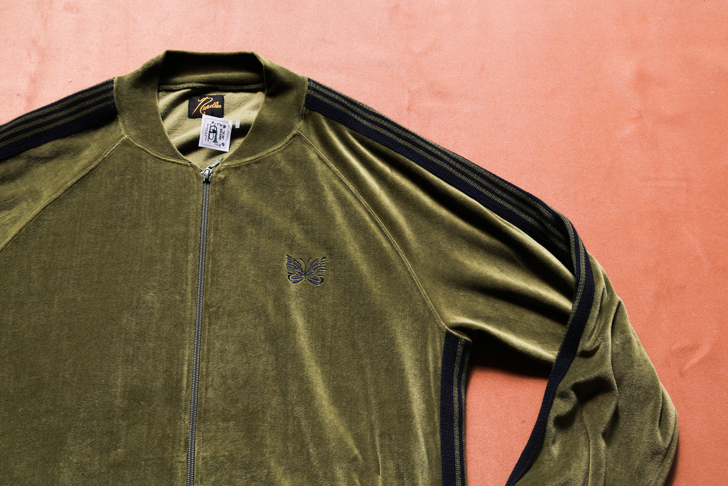 Needles track jacket online green