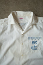 1950s Queentex Open Collar Button Up Shirt