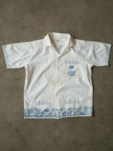 1950s Queentex Open Collar Button Up Shirt