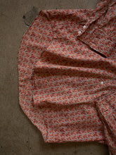 1970s Jason Clarke Open Collar Long Sleeve Button Up Shirt