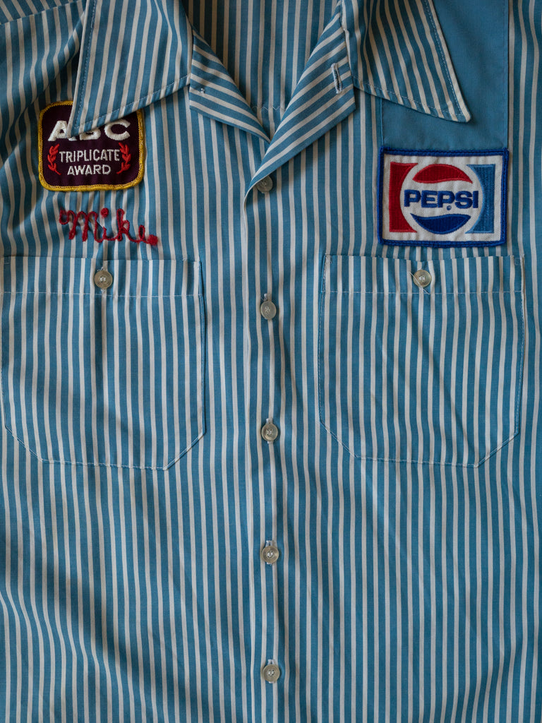 pepsi button up shirt