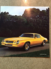 1981 Chevrolet Camaro Dealers Sale Brochure