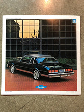 1981 Chevrolet Caprice & Impala Dealers Sale Brochure