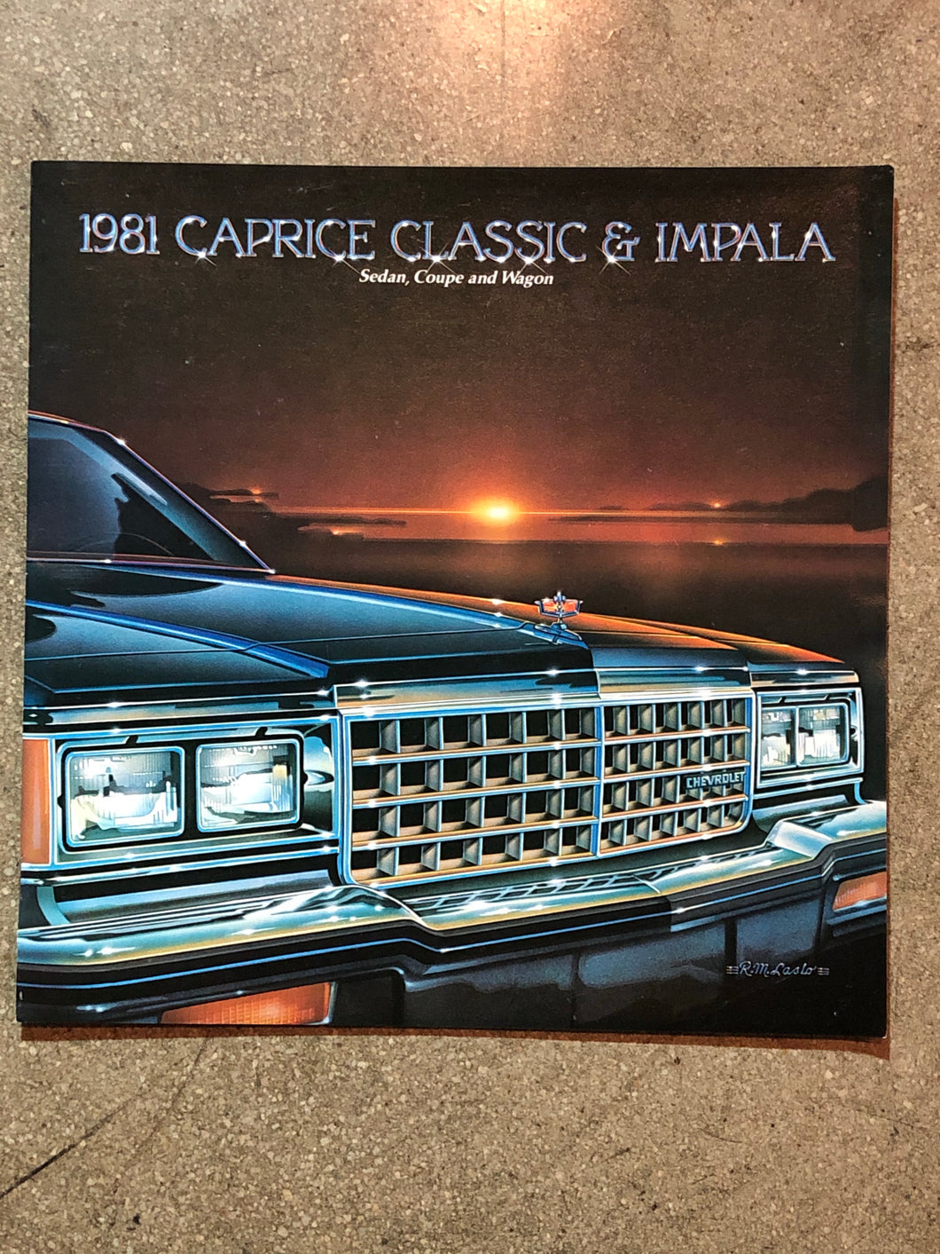 1981 Chevrolet Caprice & Impala Dealers Sale Brochure