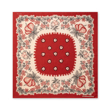One Ear Brand “Poire” Barn Red 70 x 70cm Bandanna - Silverlake, Accessories - Vinatge, One Ear Brand - Designer