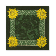 One Ear Brand “Musella lasiocarpa” Jungle Camo 70 x 70cm Bandanna