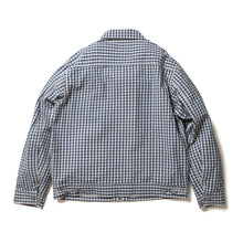 Fit's like a Hug Werk Jacket (Indigo Gingham Check Seersucker) - Silverlake, Tops - Vinatge, Fits Like A Hug - Designer
