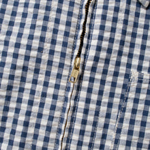 Fit's like a Hug Werk Jacket (Indigo Gingham Check Seersucker) - Silverlake, Tops - Vinatge, Fits Like A Hug - Designer