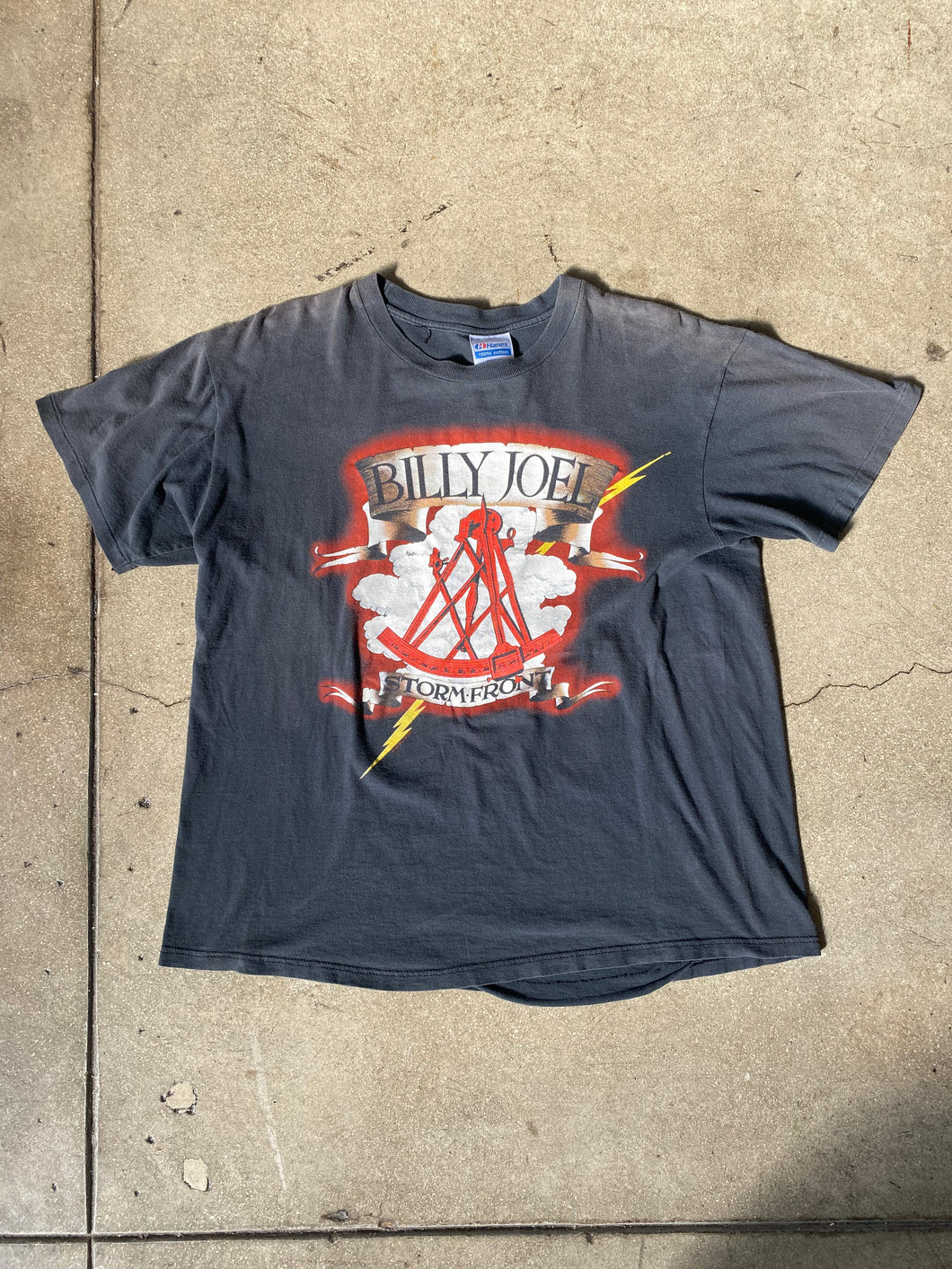 1990s Single Stitch Billy Joel Vintage T-Shirt - Silverlake,  - Vinatge, Silverlake Market - Designer