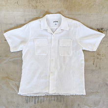 PALMDAY "Mulholland Drive" Linen Chainstitched S/S Shirt
