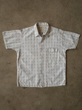 1950s Mint Island Open Collar Button Up Shirt