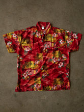 1980s Paradise "Caribbean" Open Collar Button Up Shirt