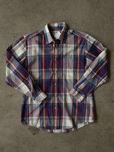 1980s Brookhurst Plaid Long Sleeve Button Up Shirt