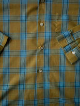 1960s Towncraft Plaid Long Sleeve Button Up Shirt