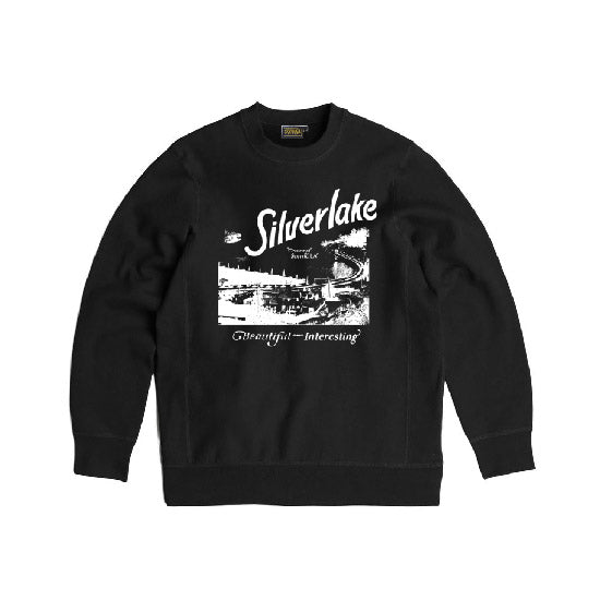 Scenic Crewneck Fleece (Black) - Silverlake, crewneck - Vinatge, Silverlake Market - Designer
