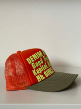 Kapital Kountry Denim Repair Trucker Hat Orange/Green