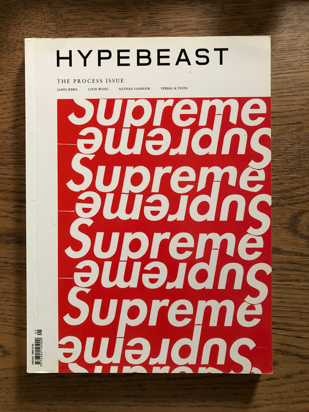 Hypebeast The Process Issue Supreme - Silverlake, Magazine - Vinatge, Hypebeast - Designer