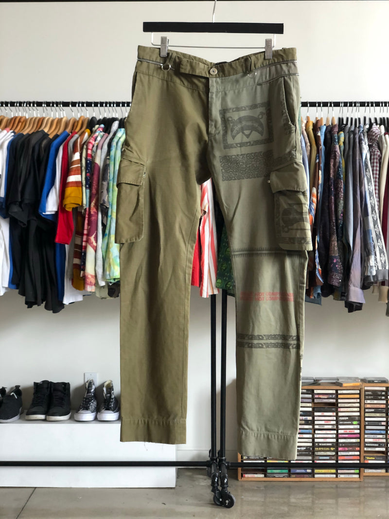 SS03 Undercover Scab Asymmetrical Cargo Pants