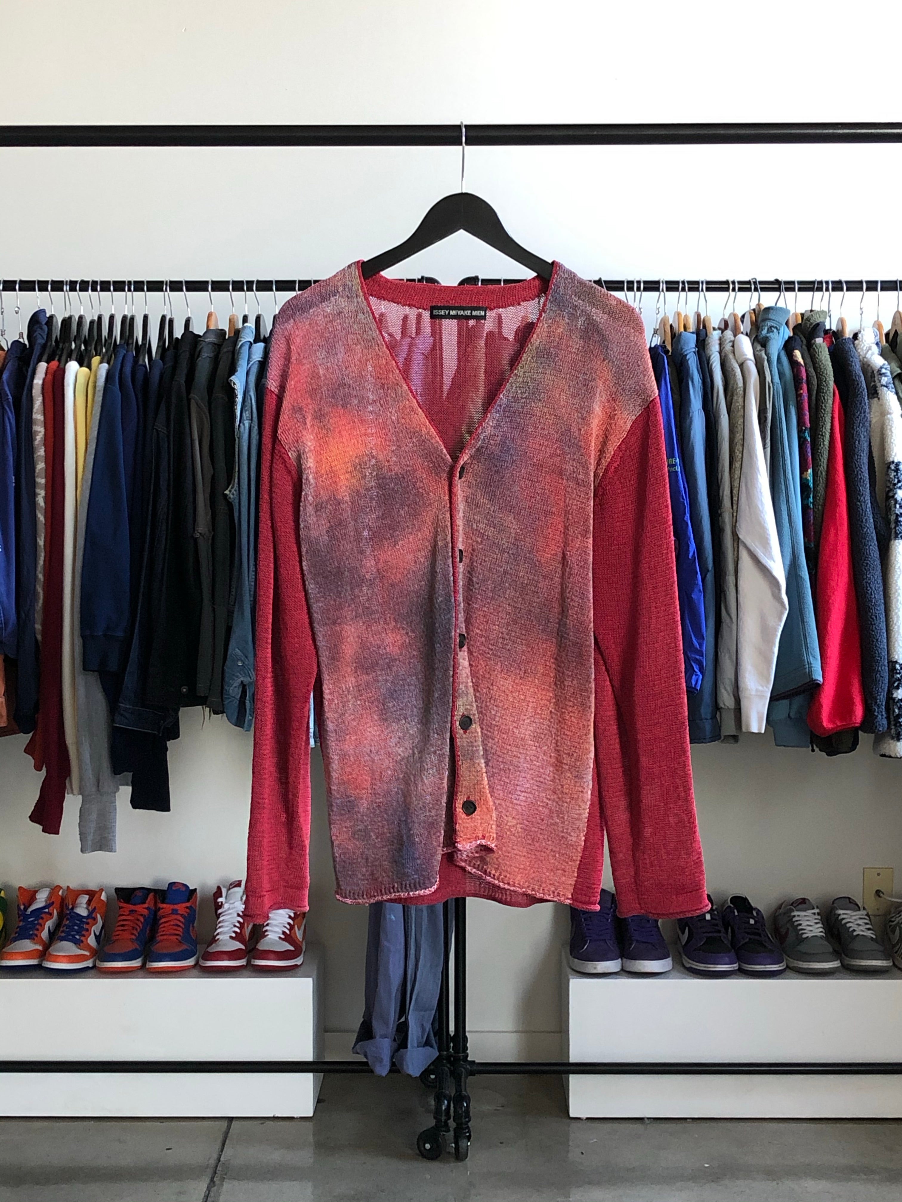 archive 80s issey skyline イッセイミヤケ カーディガン archive 80s issey skyline イッセイミヤケ カーディガン メンズ