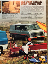 1981 Chevrolet Sport Van Dealers Sale Brochure