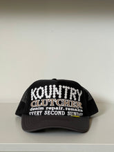 Kapital Kountry Clutcher Repair Trucker Hat Black/Grey